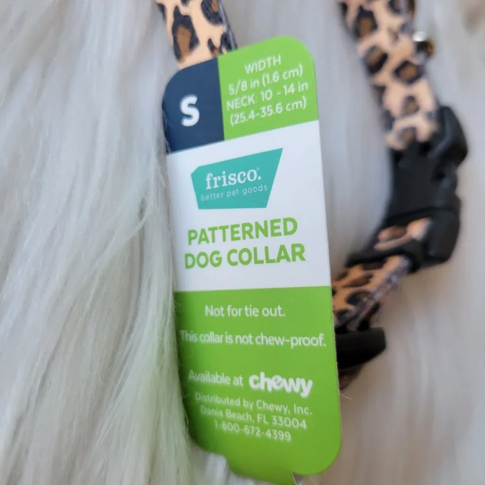 Frisco Leopard Dog Collar